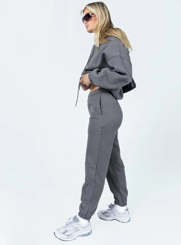 Pheonix Track Pants Charcoal