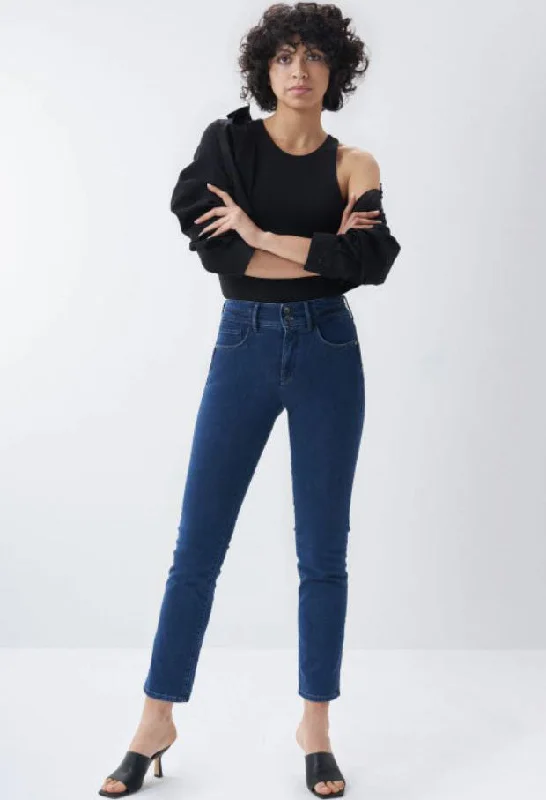 SLIM PUSH IN SECRET JEANS WITH DETAIL ON THE WAISTBAND 32 LEG