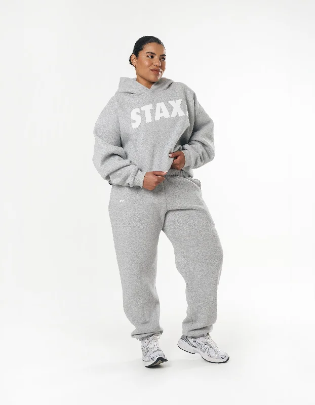 Classic Cuffed Jogger - Dark Grey Marle