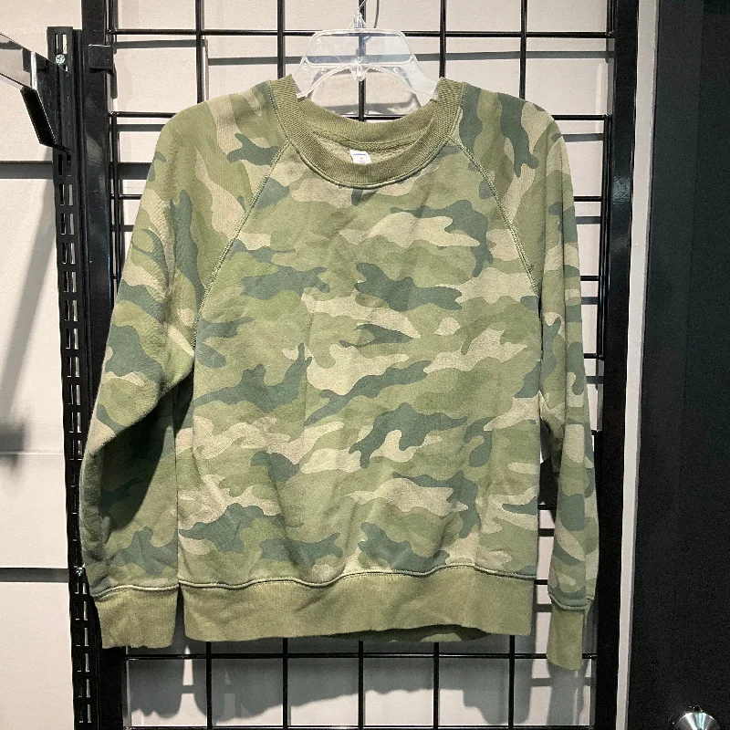 Sweatshirt Collar By Old Navy In Camouflage Print, Size: M