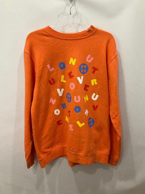 Sweatshirt Crewneck By Cmc In Orange, Size: Xl