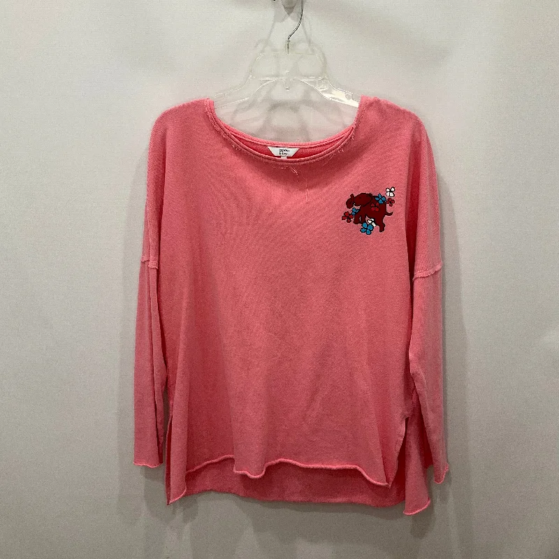 Sweatshirt Crewneck By Crown And Ivy In Pink, Size: M