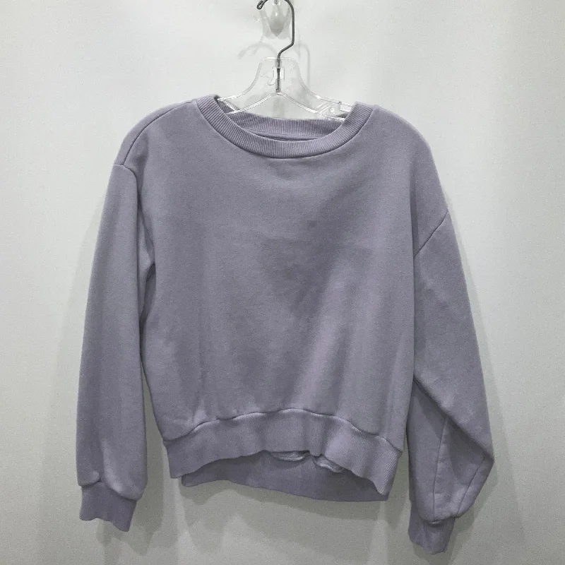 Sweatshirt Crewneck By Everlane In Purple, Size: S