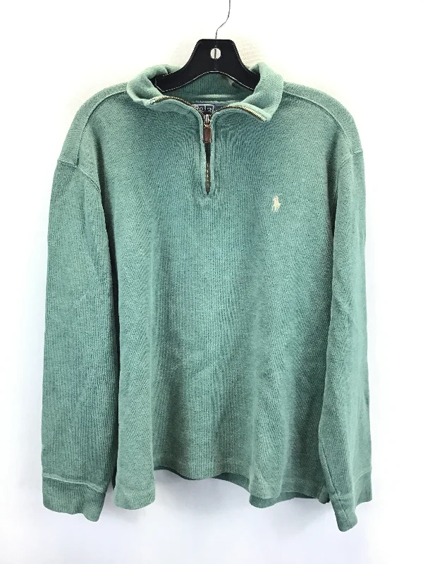 Sweatshirt Designer By Polo Ralph Lauren In Green, Size: M