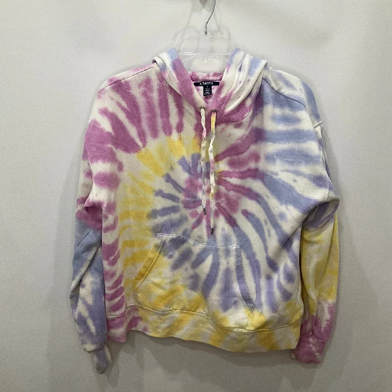 Sweatshirt Hoodie By Chaps In Tie Dye, Size: M