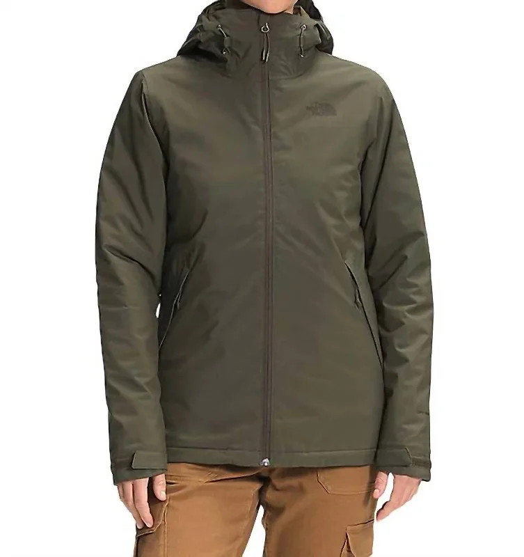 Carto Tri Jacket In New Taupe Green