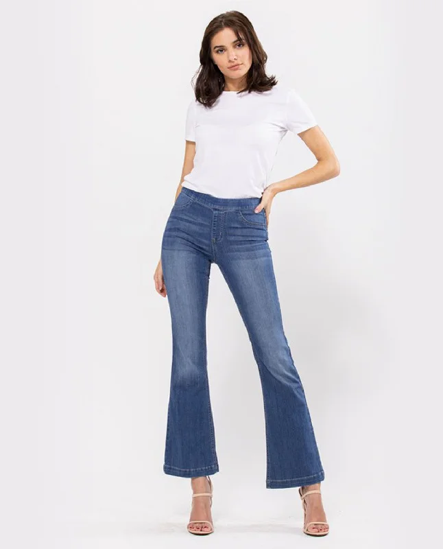 Cello Mid Rise Flare Jegging