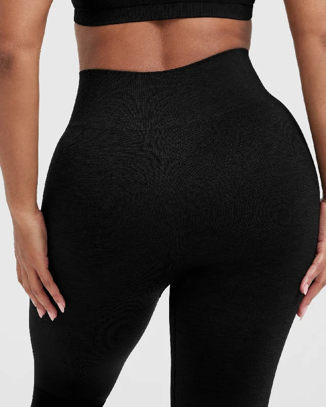 Classic Seamless 2.0 Leggings | Black Marl