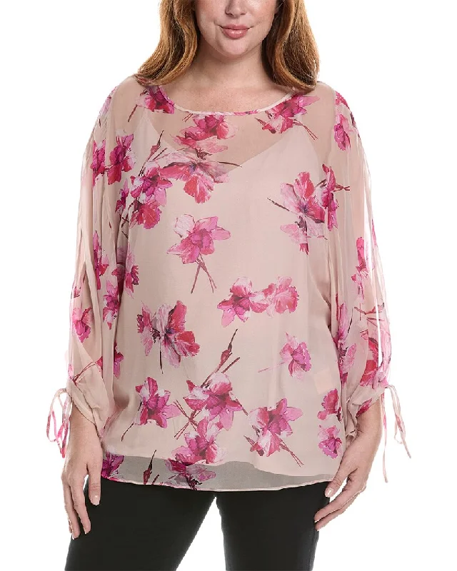 Marina Rinaldi Plus Fiaba Silk Top