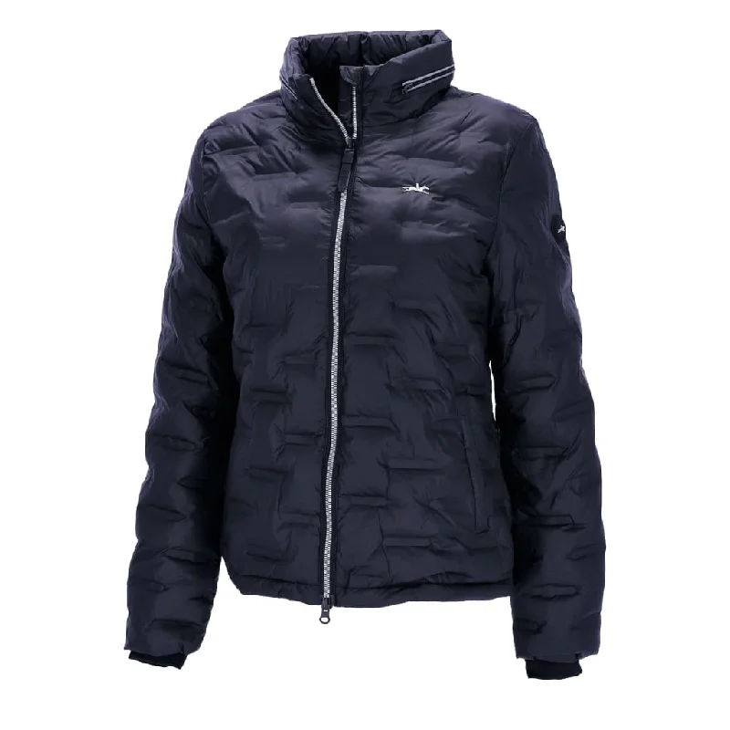 Schockemohle Ladies Quilted Jacket Cleo Style Dark Blue