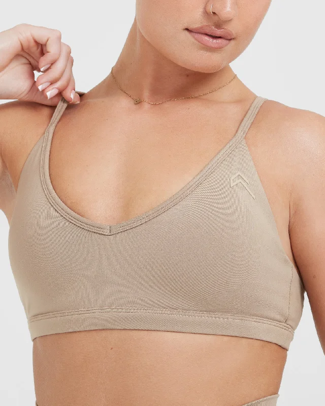 Timeless Strappy Bralette | Sandstone