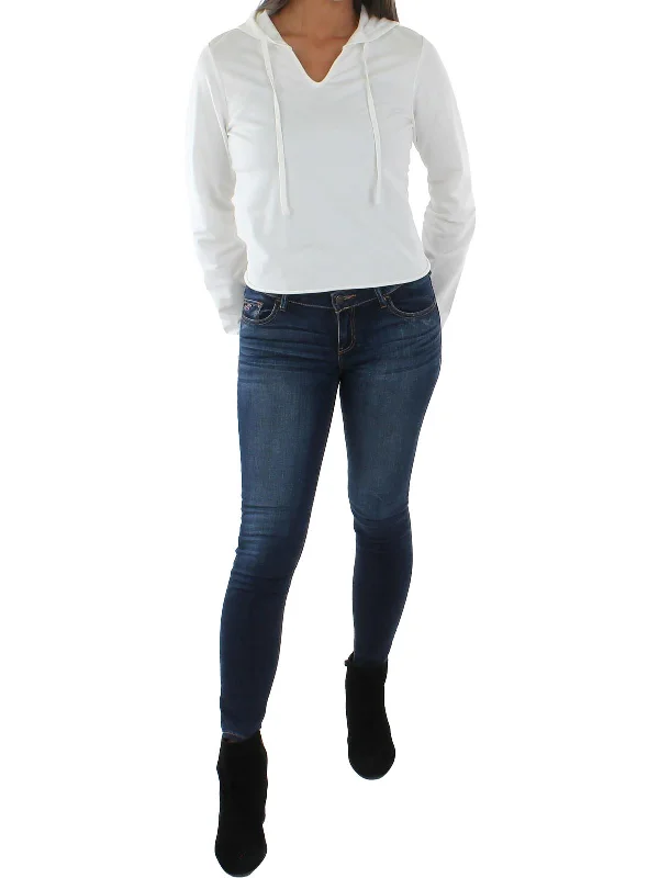 Womens Cropped Comfy Hoodie