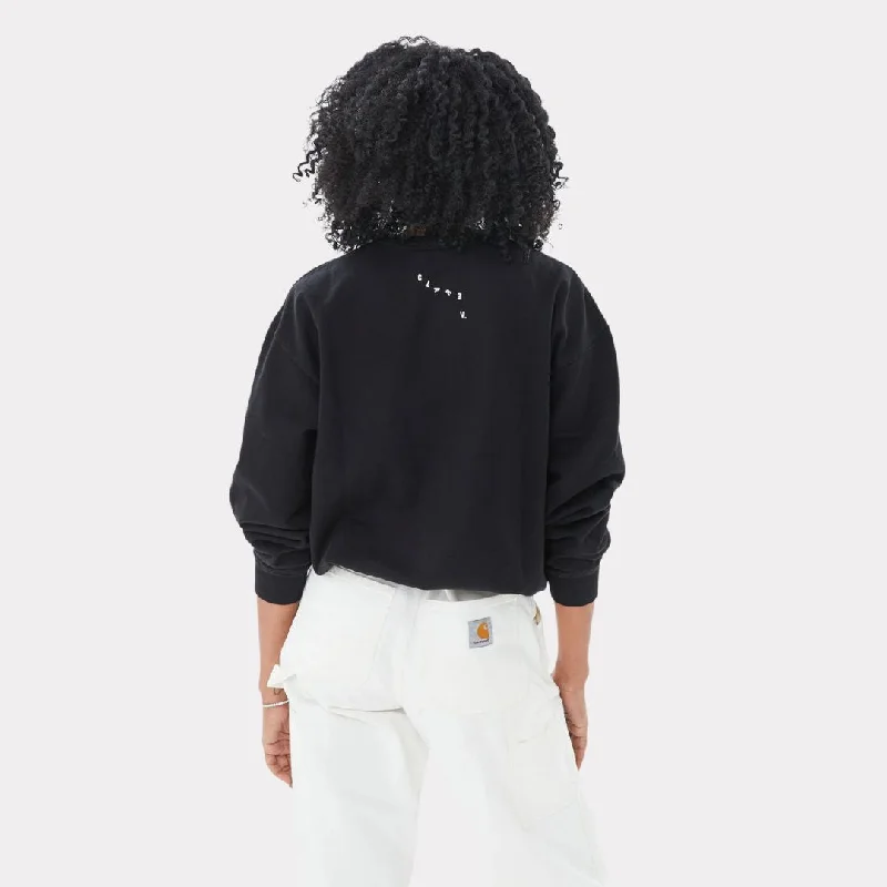 ""Ciao"" Oversized Sweatshirt (Black)