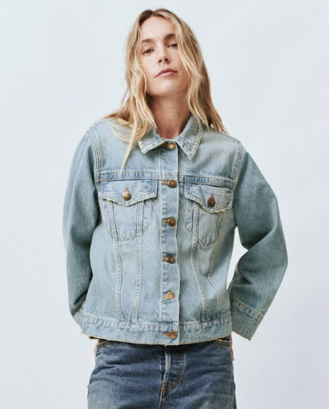 The Slouchy Jean Jacket. -- Great Plains Wash