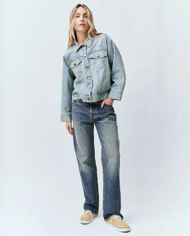 The Slouchy Jean Jacket. -- Great Plains Wash