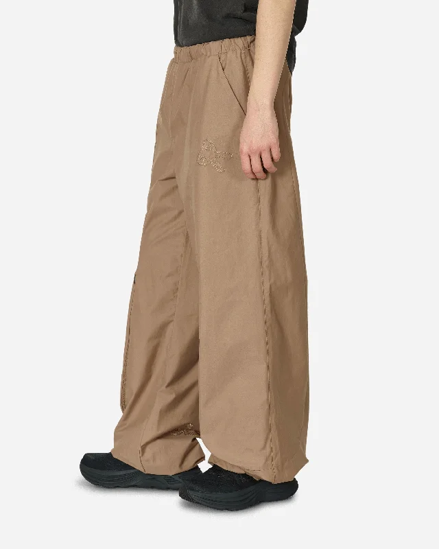 Organic Cotton Zip Cargo Pants Khaki