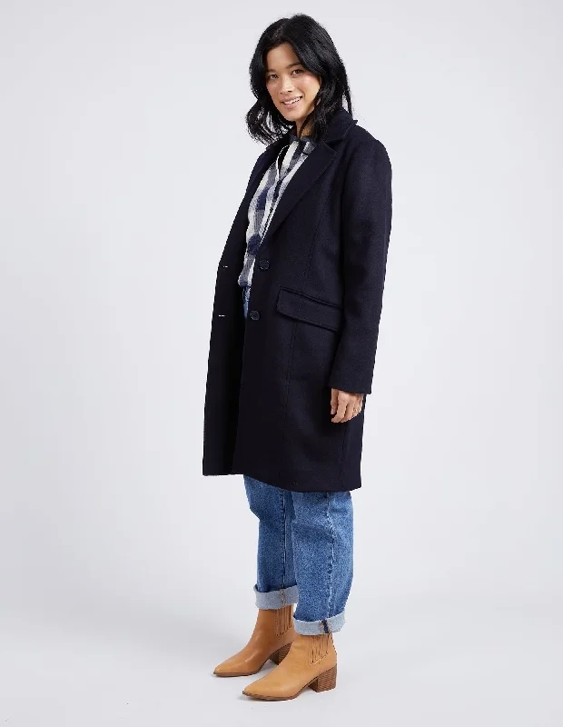 Elm Tamsin Coat Dark Sapphire