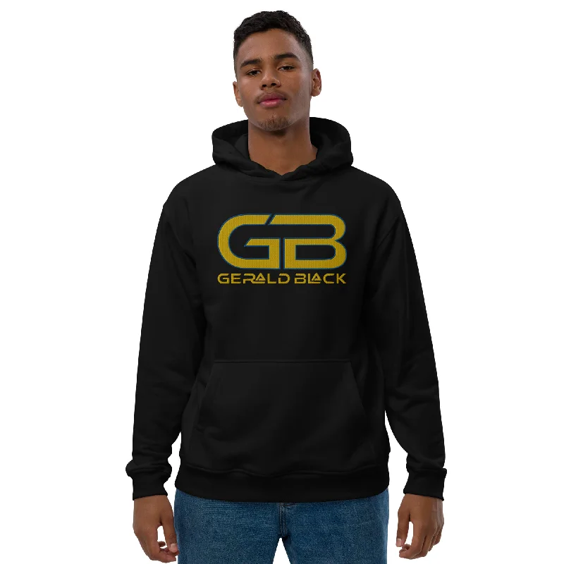 Gerald Black Unisex Premium Embroidered Eco Gold Label Hoodie Y