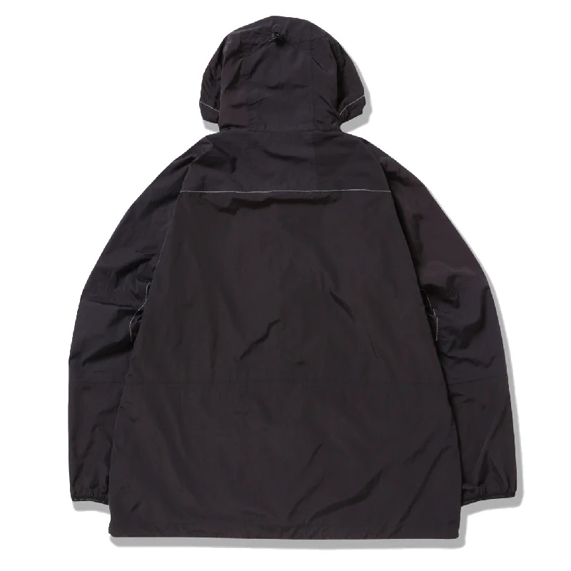 Gramicci x And Wander Women's Patchwork Wind Hoodie Black