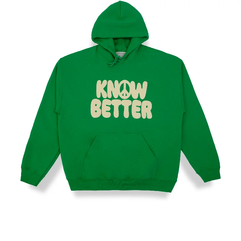 Green Hoodie - Know Better, Do Better