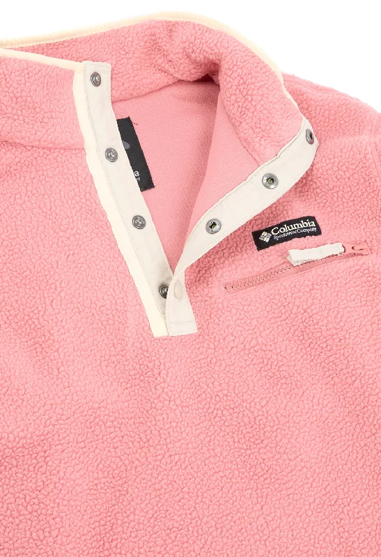 Columbia Helvetia II Cropped Half Snap Fleece - Pink Agave