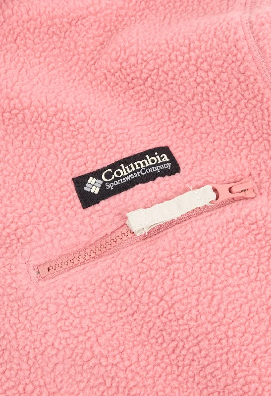 Columbia Helvetia II Cropped Half Snap Fleece - Pink Agave