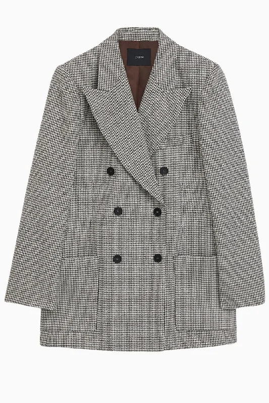 Joseph Fluid Mouline Leandre Jacket - Ivory/ Arabica