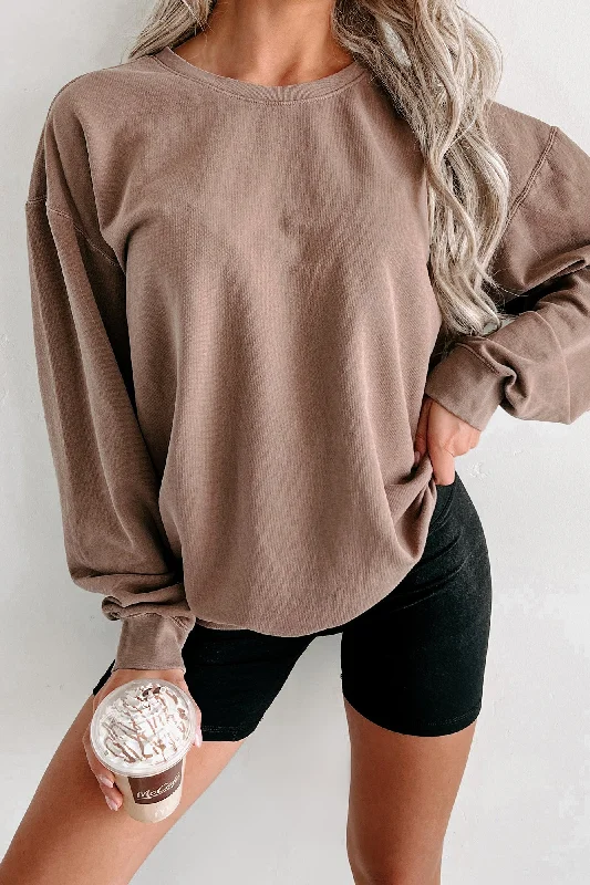 Lightweight Crewneck Sweatshirt (Espresso)