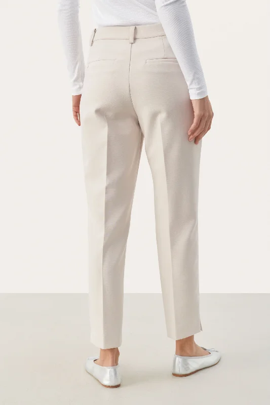 Part Two Urbana Off White Tailored Trousers