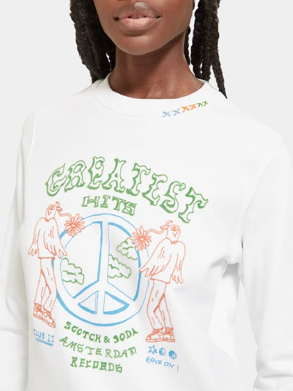 Regular-fit artwork sweatshirt