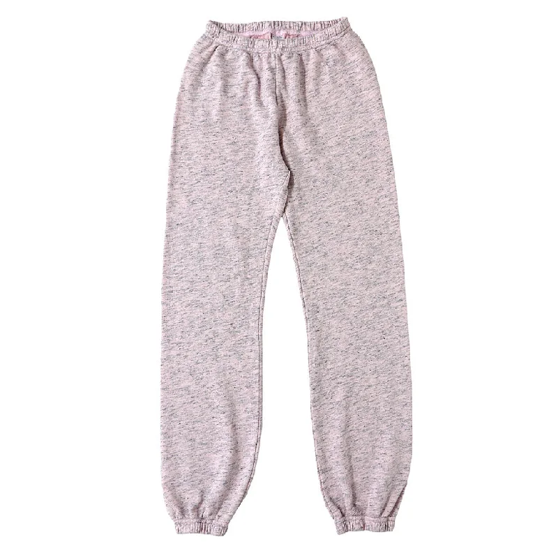 Streaky French Terry ""SIENA"" 26"" Inseam Sweatpants - Pink Clover