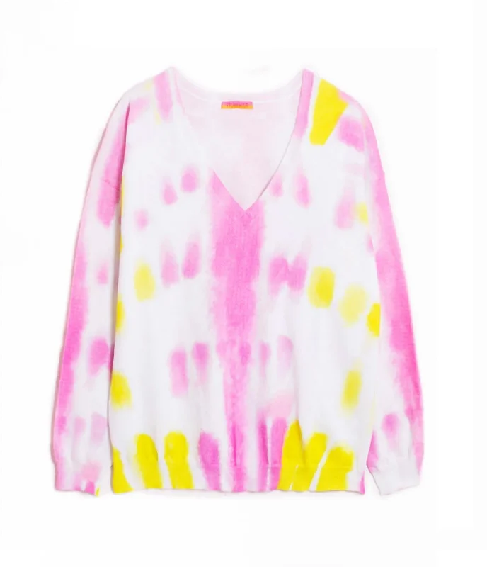 Women's Lara Sweater In Tie Dye