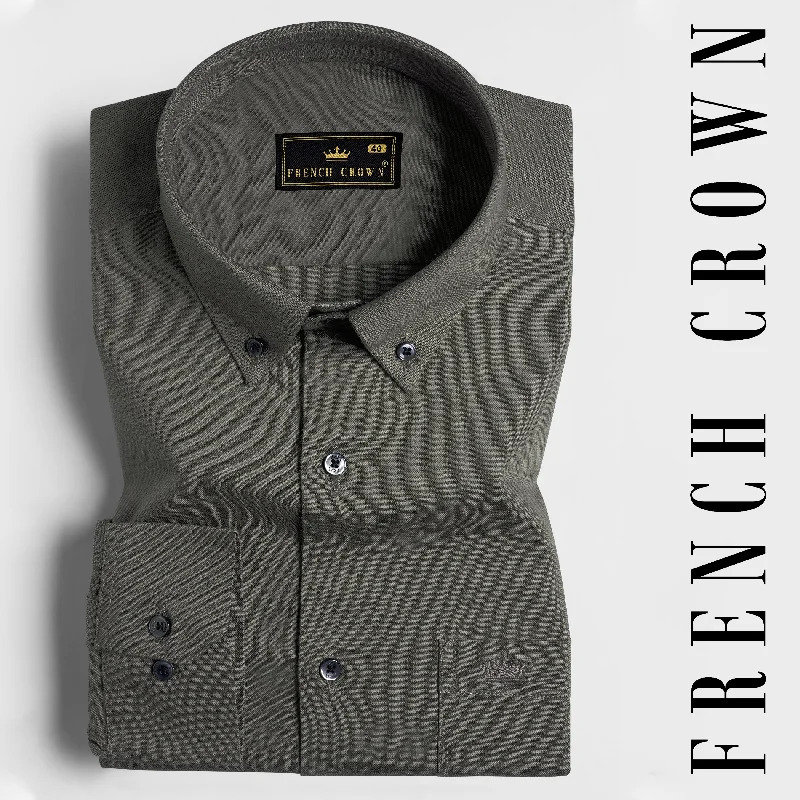 Merlin Gray Royal Oxford Button Down Shirt